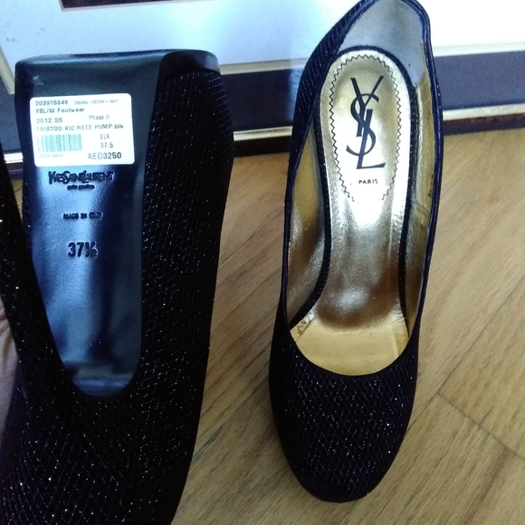 YSL TRIBUTE  pump Black Metallic - Picture 9 of 10